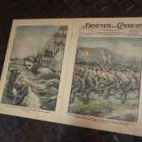 La nostra guida ci indica anche la copia della �Domenica del Corriere� dell�agosto del 1918 nella quale � illustrata la cattura dell�idrovolante austroungarico Lohner 127 al largo delle coste baresi